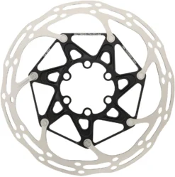 SRAM Centerline X Rounded 6-Loch Bremsscheibe Mit Stahl-Schrauben 2-teilig