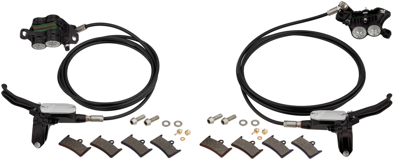 HOPE Tech 4 V4 V+h Set Scheibenbremse Mit Kunststoffleitung 12 HOPE Tech 4 V4 V+h Set Scheibenbremse Mit Kunststoffleitung – Bild 12