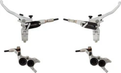 HOPE Tech 4 V4 V+h Set Scheibenbremse Mit Kunststoffleitung 32 HOPE Tech 4 V4 V+h Set Scheibenbremse Mit Kunststoffleitung -Rad Zentrum Geschaft 456869